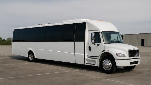 Exterior of Charter Bus Company Baytown's 30 Passenger Party Bus in Baytown
