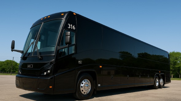 Exterior of Charter Bus Company Missouri City's 40 Passenger Party Bus in Missouri City