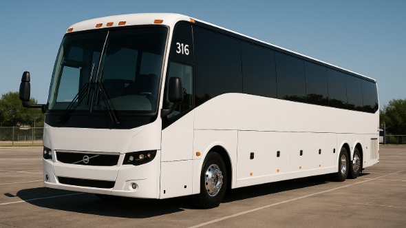 Exterior of Charter Bus Company Texas City's 50 Passenger Party Bus in Texas City